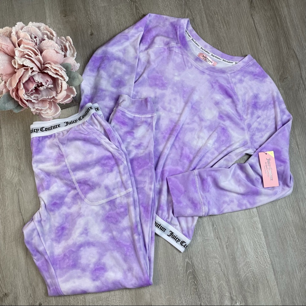 Juicy Couture Velour Loungewear Set  Lilac